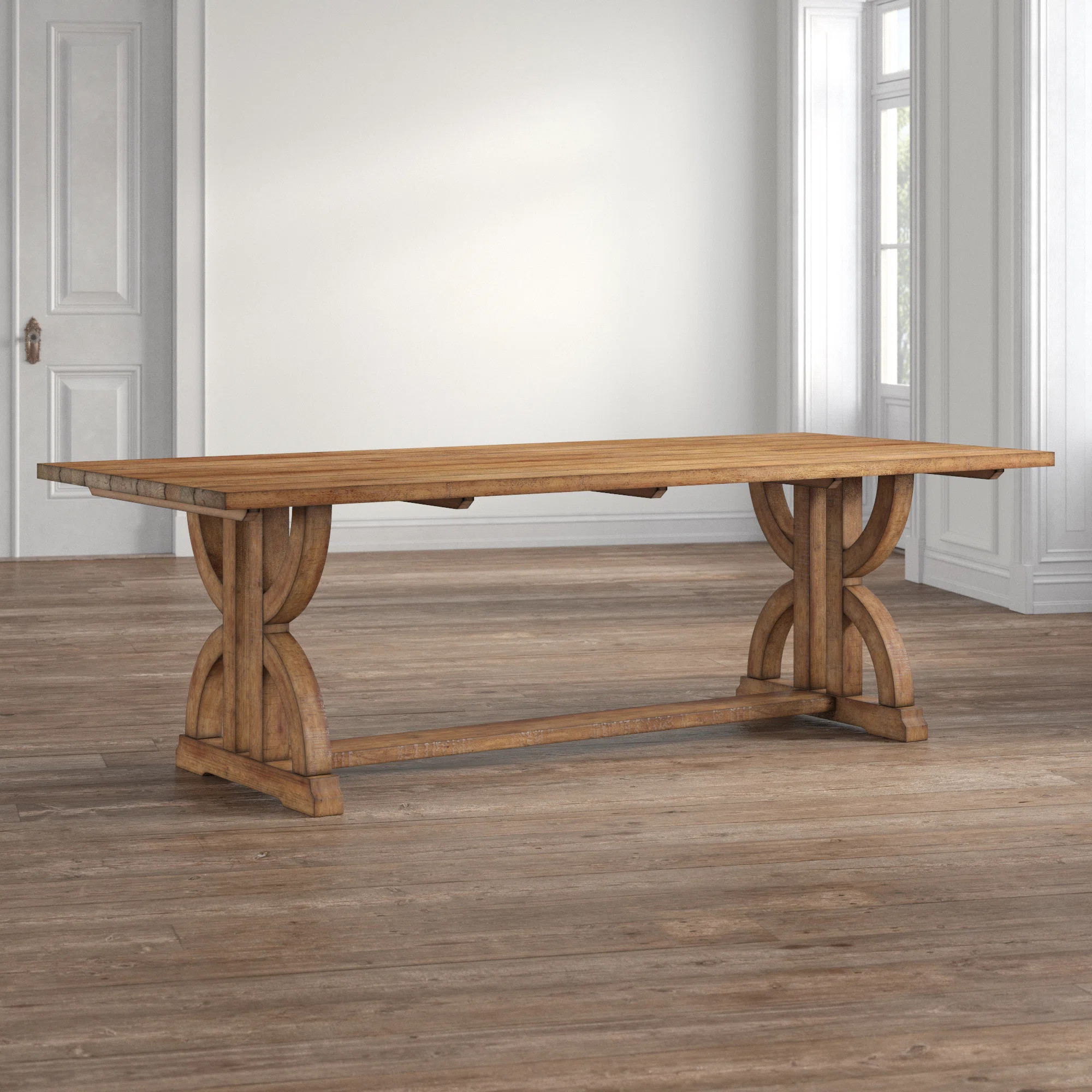 Aldrina Solid Wood Base Dining Table | Wayfair North America