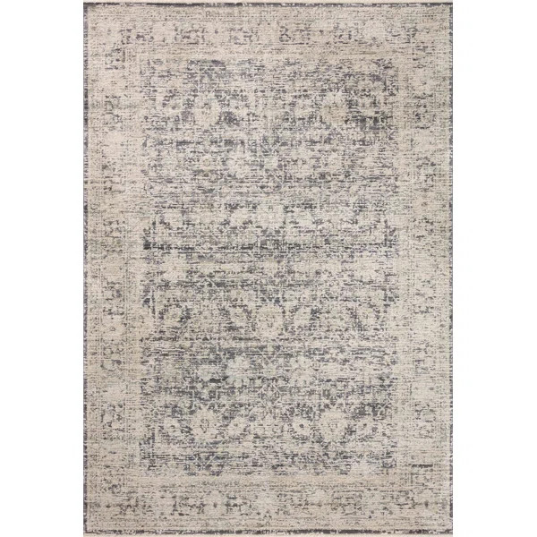 Amber Lewis x Loloi Alie Charcoal / Beige Area Rug | Wayfair North America