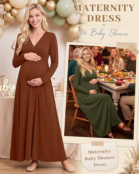 If you’re pregnant this fall, you NEED these Amazon dress finds 🤎 Soft, stretchy, and perfect for layering all season long 🍁

#fallmaternitywear #amazonstyle #maternitymusthaves #cozyseason #bumpfriendlydress #fallfashion #momstyle #ltkfinds 

 #LTKSeasonal #LTKSaleAlert #LTKBump