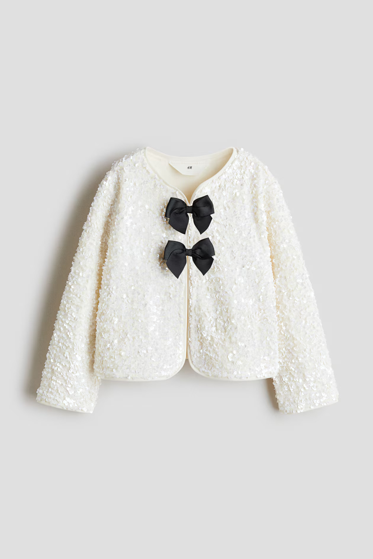 Bow-Detail Sequined Jacket | H&M (US + CA)