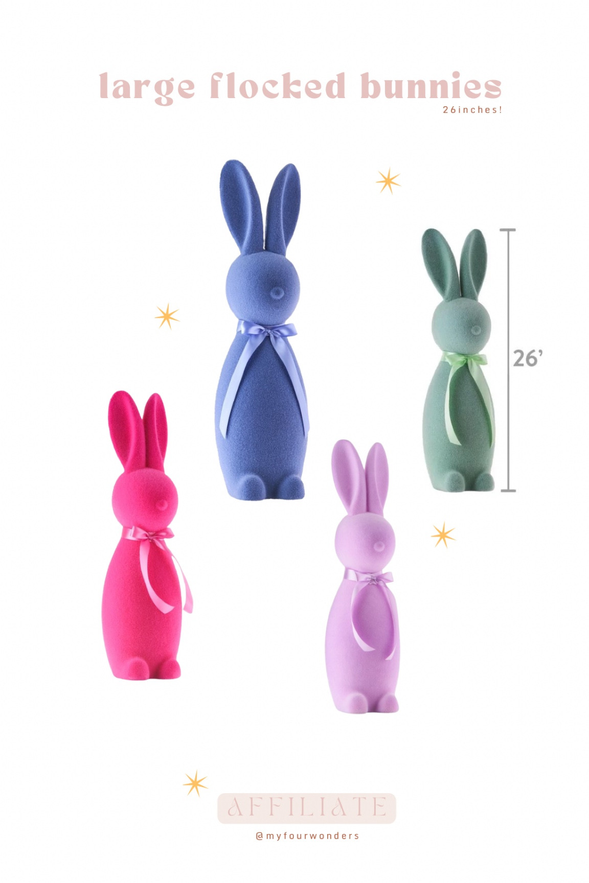 Large flocked bunnies from Walmart 

#LTKFind #LTKhome #LTKfamily
