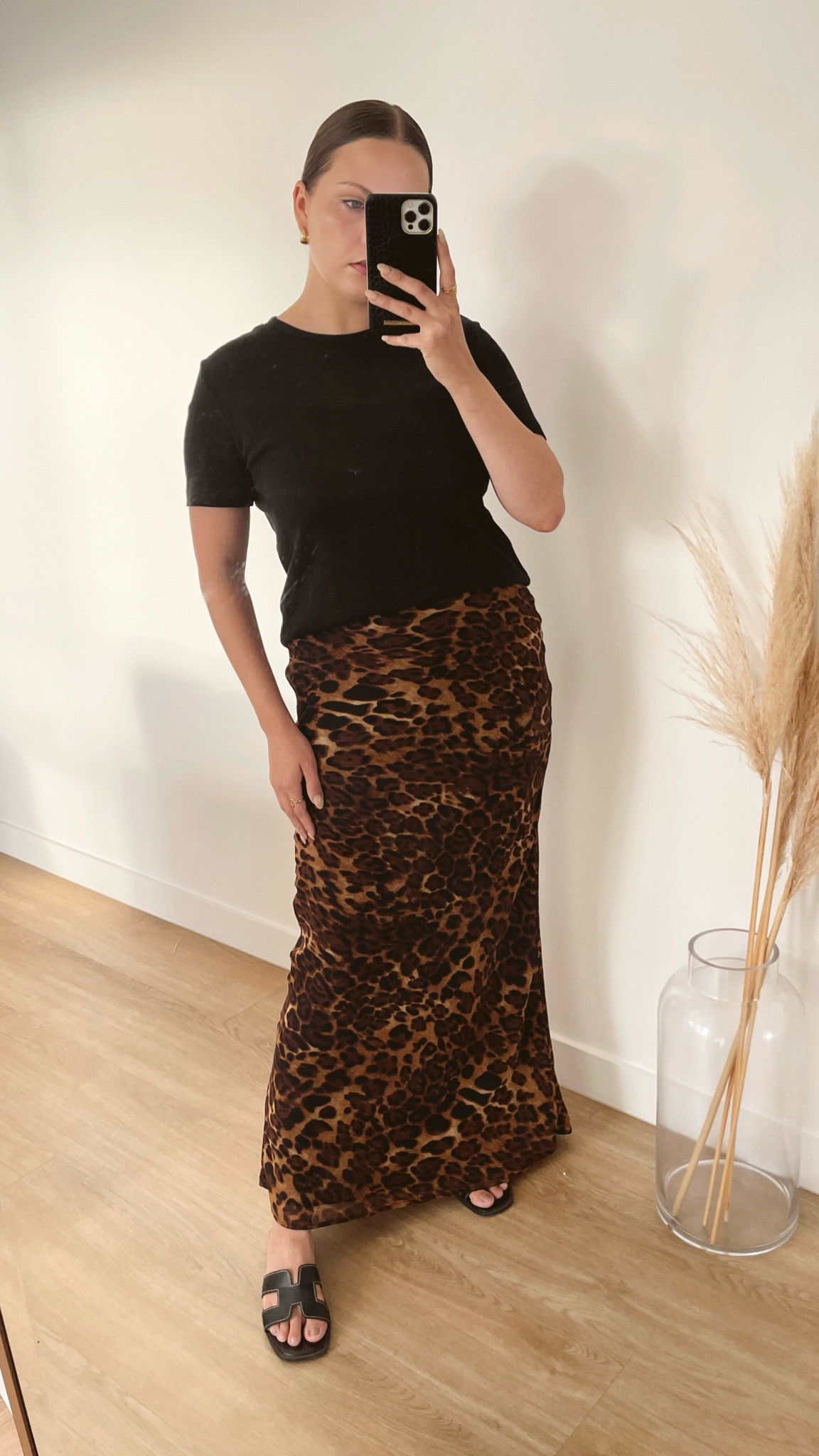 Elevating a simple T-shirt with a maxi skirt 🖤🐆

#LTKstyletip #LTKaustralia #LTKsummer