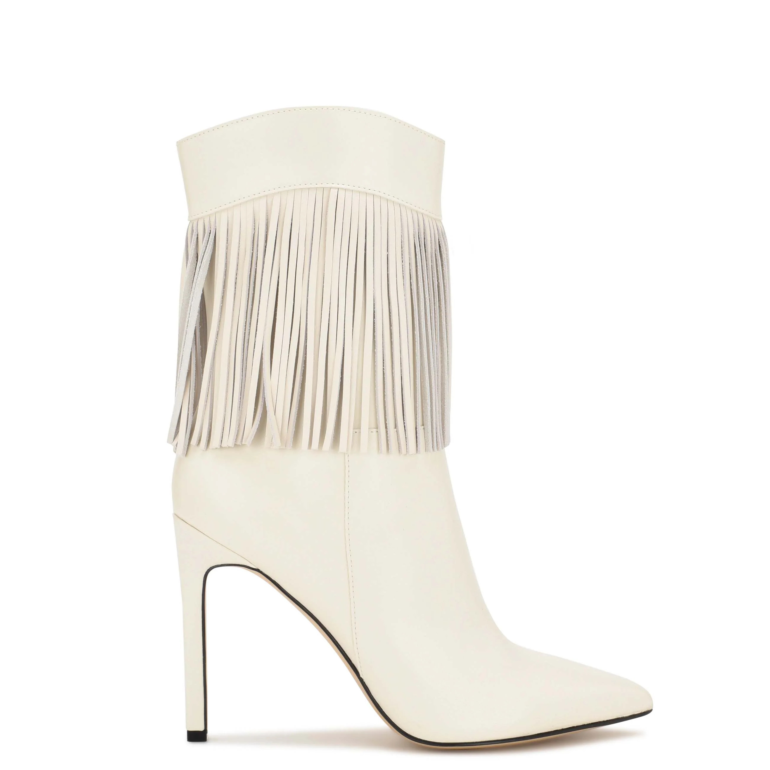 Tries Heeled Fringe Booties | Nine West (US)
