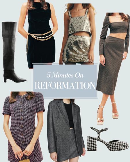 Five Minutes on Reformation! Obsessing over their new arrivals. 

Fall outfits
Date night looks 
Work wear pieces 

#LTKworkwear #LTKstyletip #LTKSeasonal