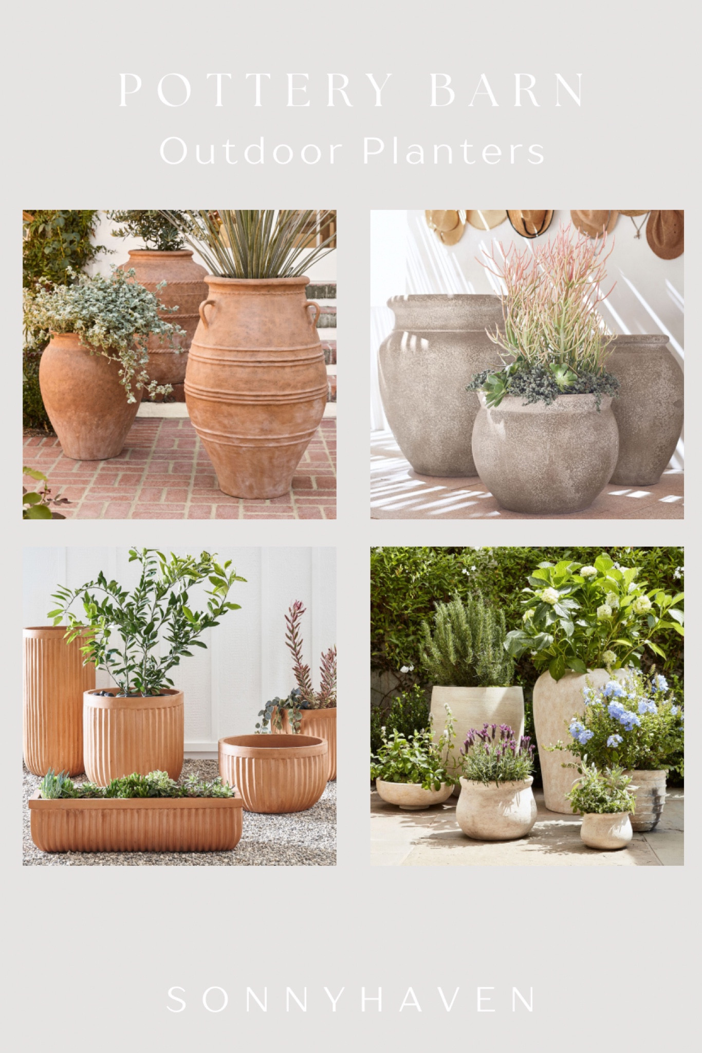 Beautiful Pottery Barn outdoor planters


#LTKSeasonal #LTKhome