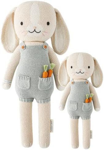 cuddle + kind Henry The Bunny Regular 20" Hand-Knit Doll – 1 Doll = 10 Meals, Fair Trade, Heirl... | Amazon (US)