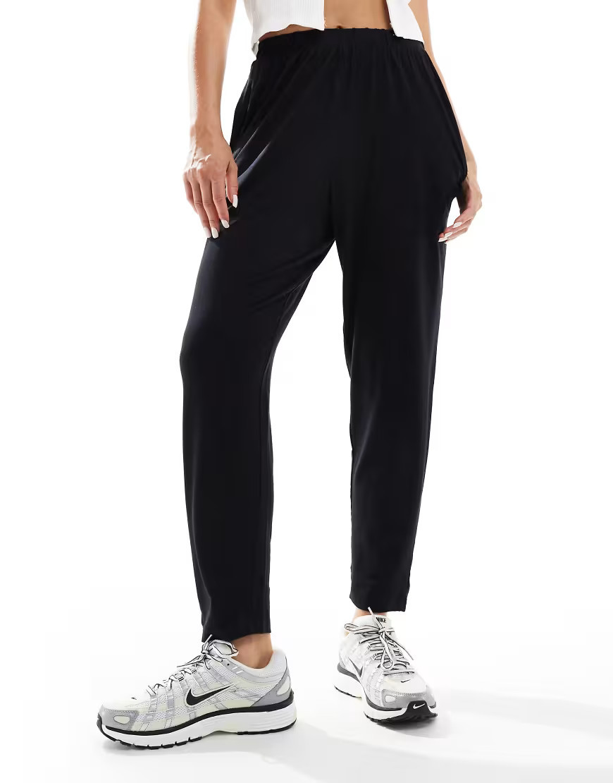ASOS DESIGN ultimate jersey jogger trousers in black - BLACK | ASOS (Global)