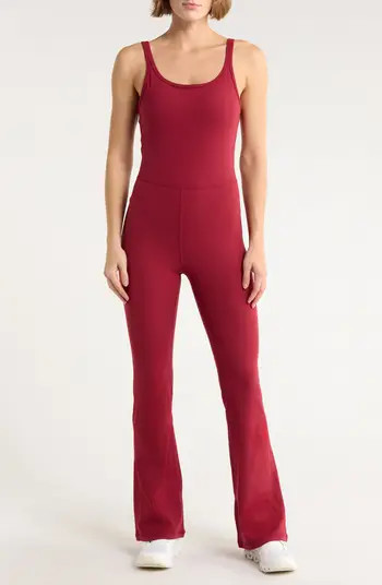 YOGALICIOUS Felix Lux Ribbed Flare Leg Jumpsuit | Nordstromrack | Nordstrom Rack