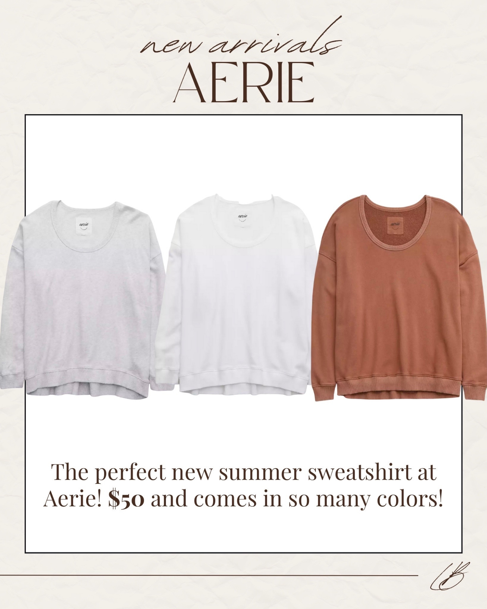 Aerie Summer Daze Sweatshirt curated on LTK