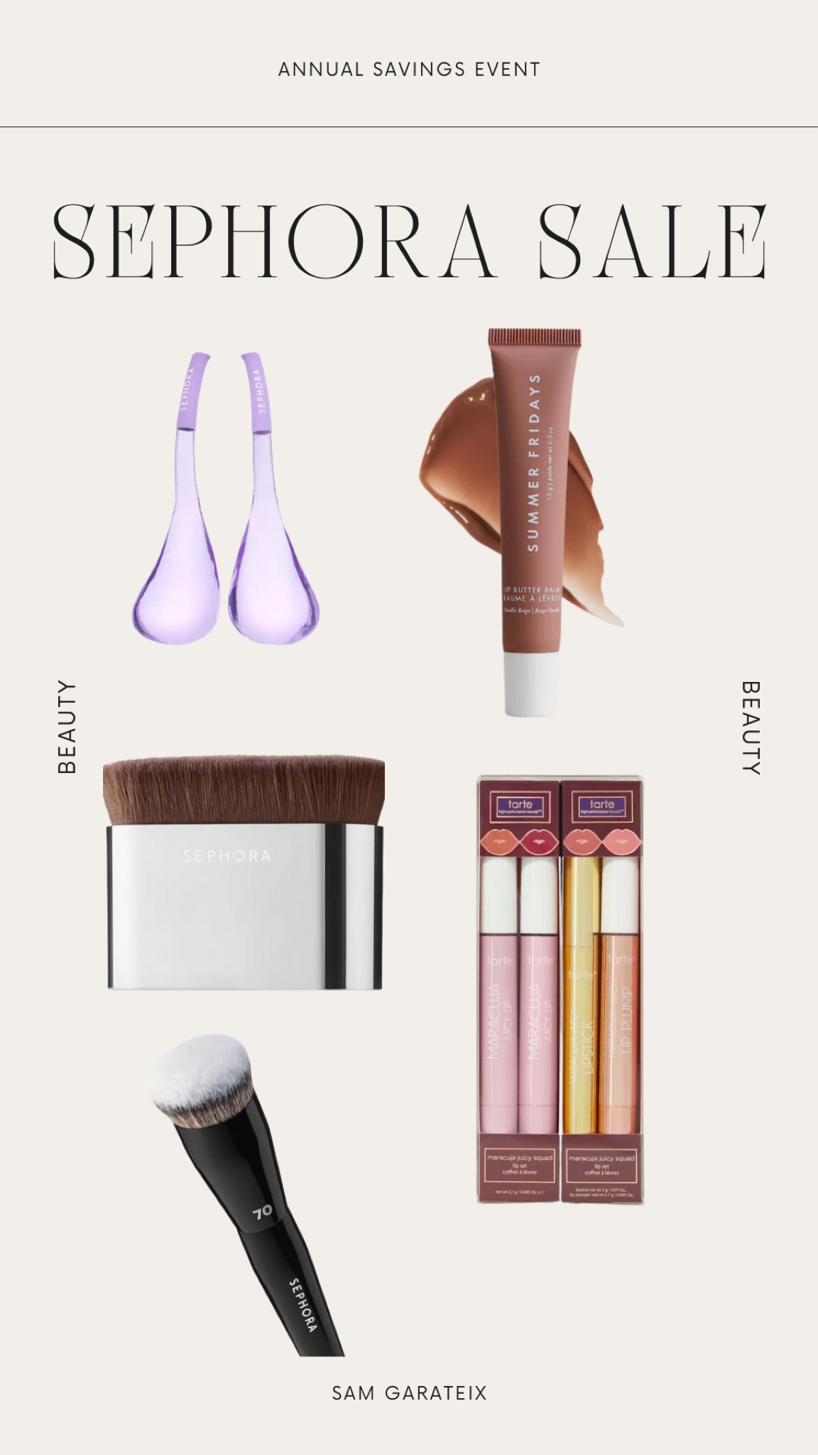 Sephora Savings Event! #sephora #summerfridays #tarte #marcujajuicylip #lipbutterbalm #lipgloss #brushes #makeup #beauty #wellness #skincare

#LTKGiftGuide #LTKBeautySale #LTKunder50