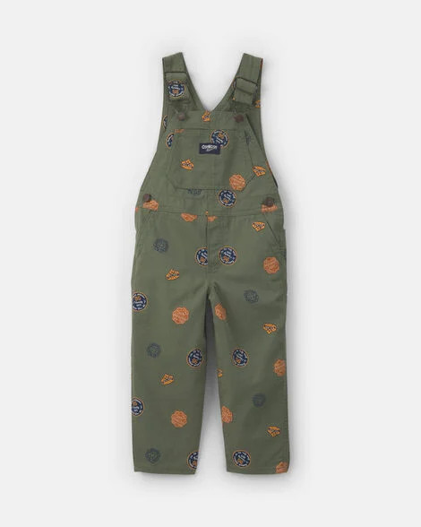 Toddler Patch Logo Overalls - Green - OshKosh B'gosh | Carter's | Carter's Inc