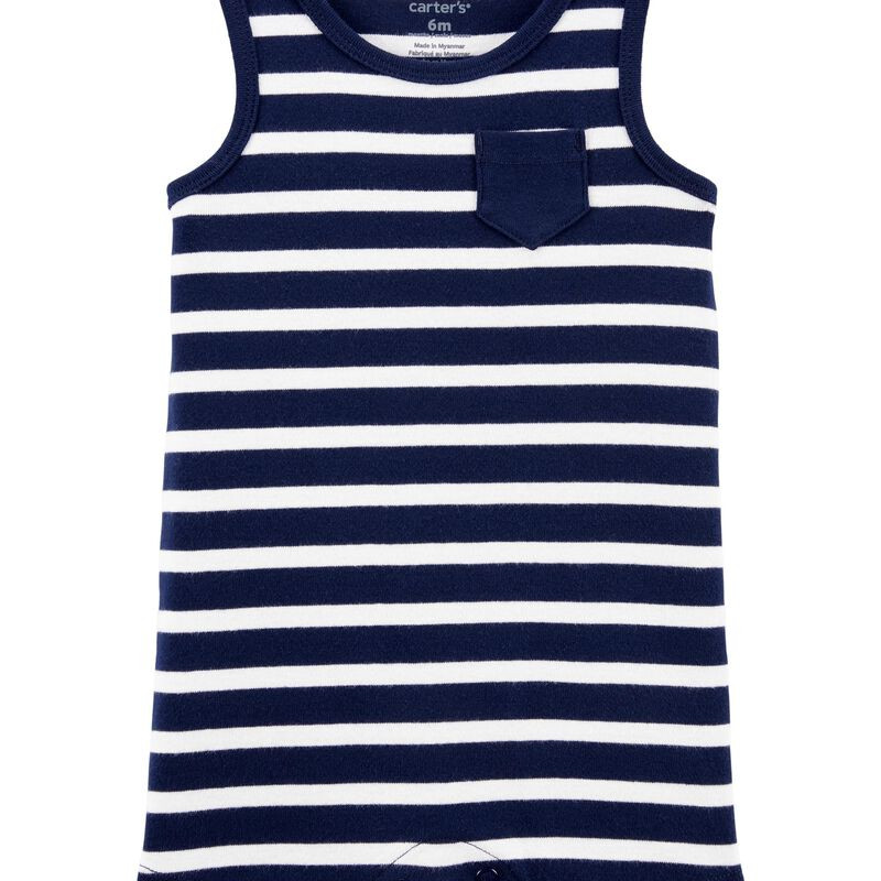 Sleeveless Cotton Romper | Carter's