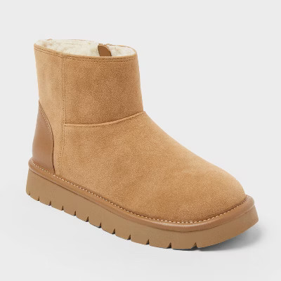 Girls' Honor Faux Suede Style Boots - Cat & Jack™ | Target