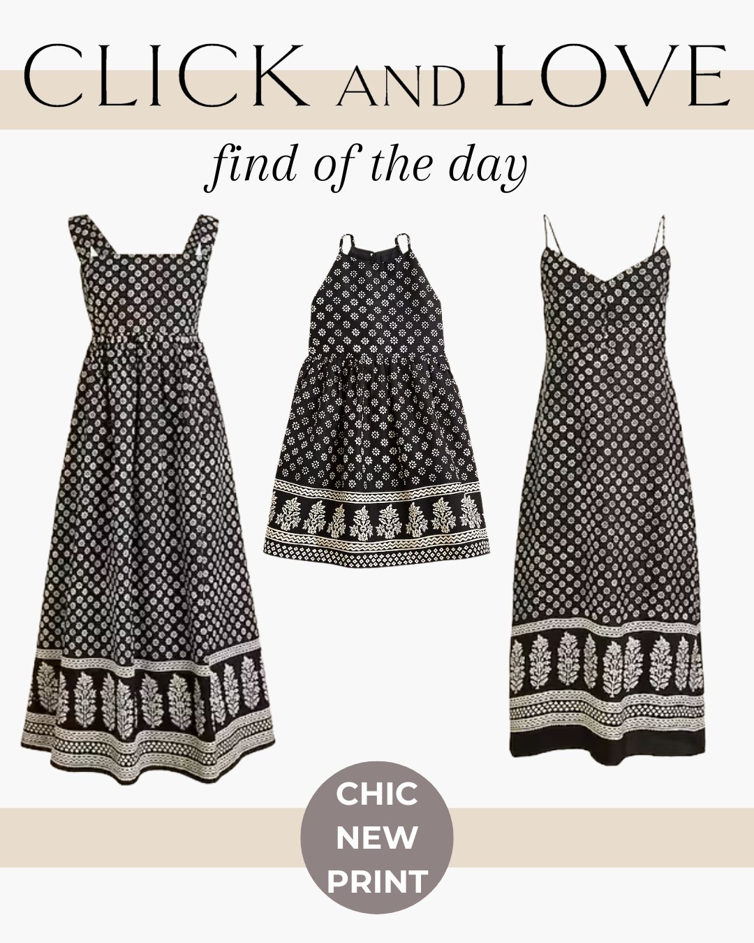 New print alert from J. Crew! This is such a great new arrival. I love the silhouette of both of these dresses. Bonus, if you have a little girl they have some cute mommy and me options as well!

Women’s fashion, workwear, work dress, flattering silhouette, capsule wardrobe, budget friendly finds, J. Crew style, affordable finds, spring fashion, transitional weather picks, clothing must haves, fashion deals, fashion must haves, J. Crew finds, summer fashion, girls clothing, coordinating mommy daughter clothes, block print, black neutral style 

#LTKStyleTip #LTKSeasonal #LTKKids