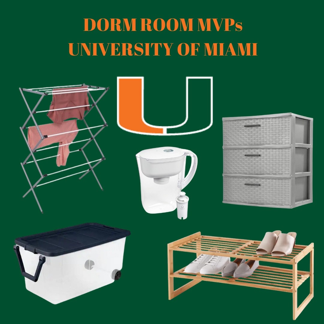 We polled 5 current students at various colleges to see *exactly* what dorm room items were used—here’s what SK from University of Miami picked: 


#LTKU #LTKHome