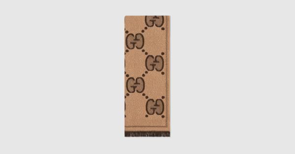 Gucci GG wool jacquard scarf | Gucci (US)
