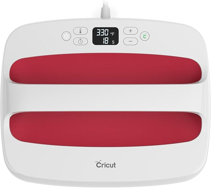 Cricut EasyPress 2 Heat Press Machine (12 in x 10 in), Ideal for T-Shirts, Tote Bags, Pillows, Ap... | Amazon (US)
