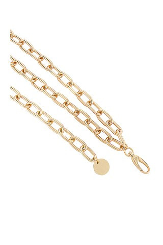 Maisie Chain Belt in Gold | Revolve Clothing (Global)
