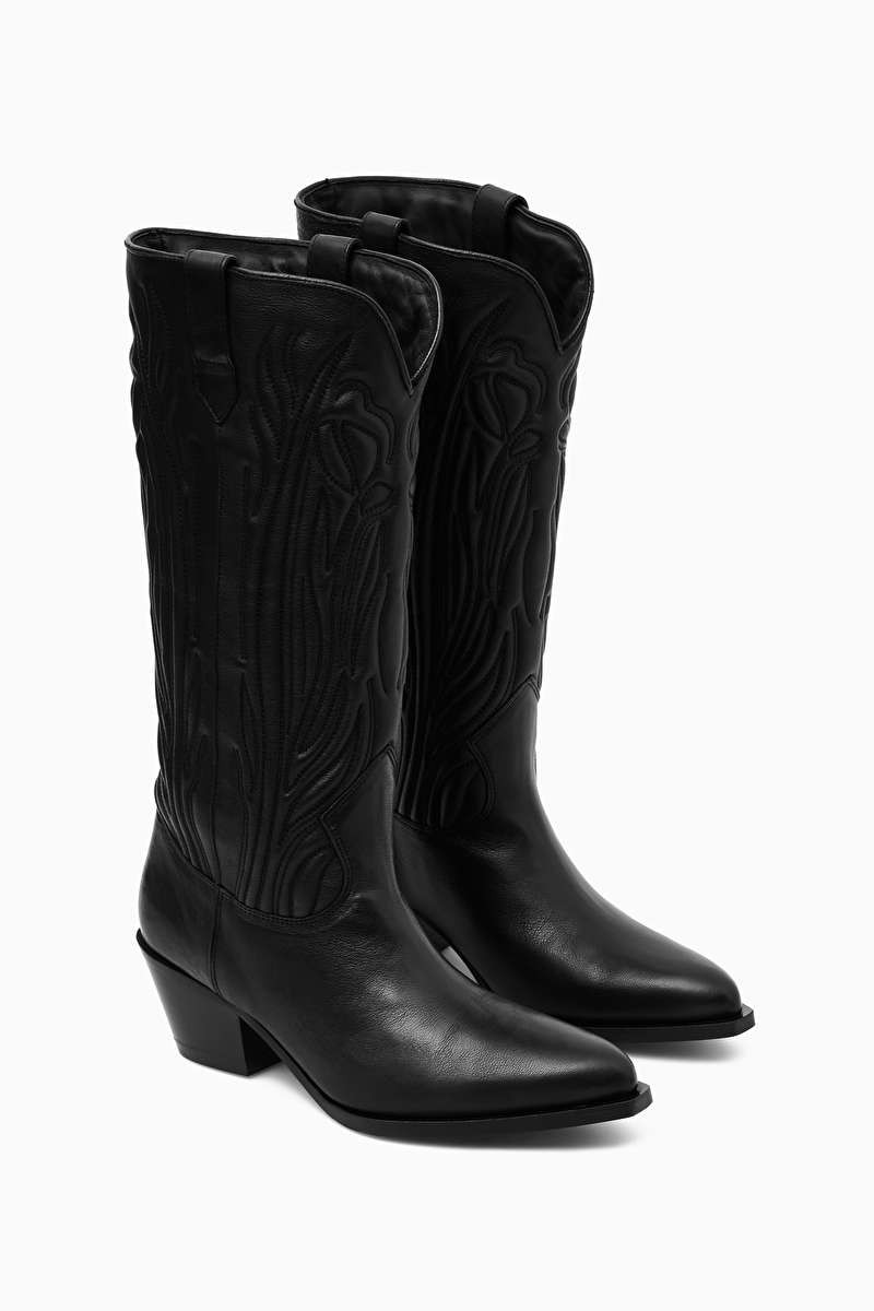 HomeShoes BootsEMBROIDERED LEATHER COWBOY BOOTS | COS UK
