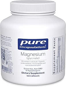 Pure Encapsulations Magnesium (Glycinate) - Supplement to Support Stress Relief, Sleep, Heart Hea... | Amazon (US)