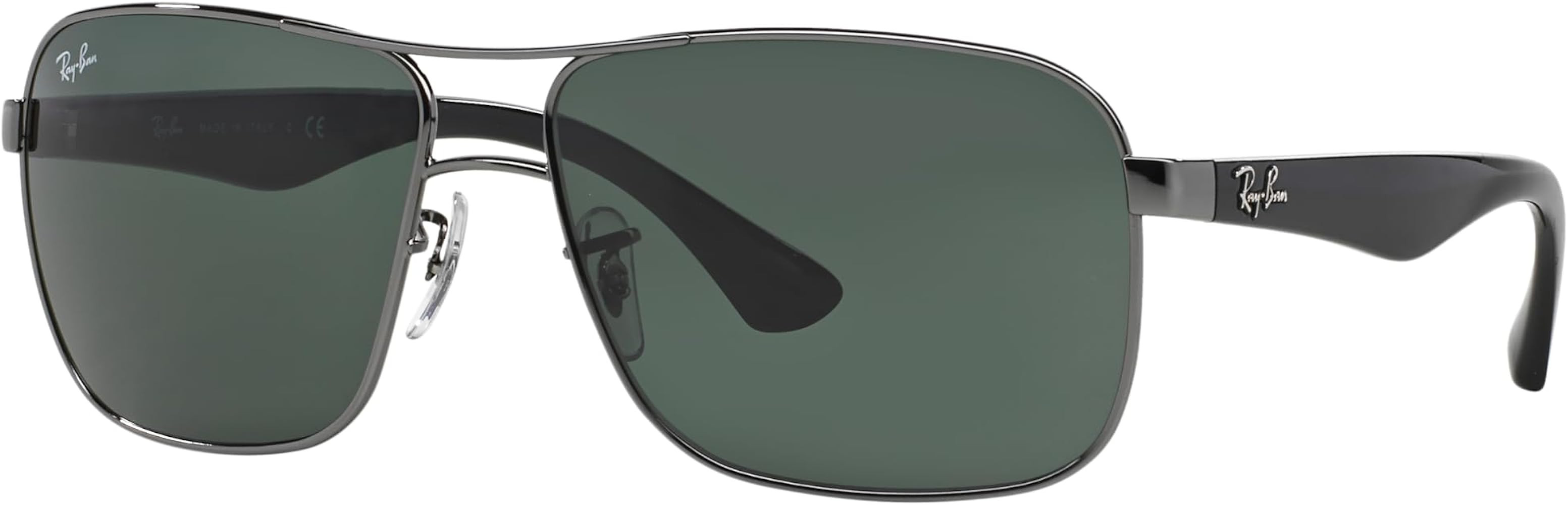 Ray-Ban Men's Rb3516 Metal Square Sunglasses | Amazon (US)