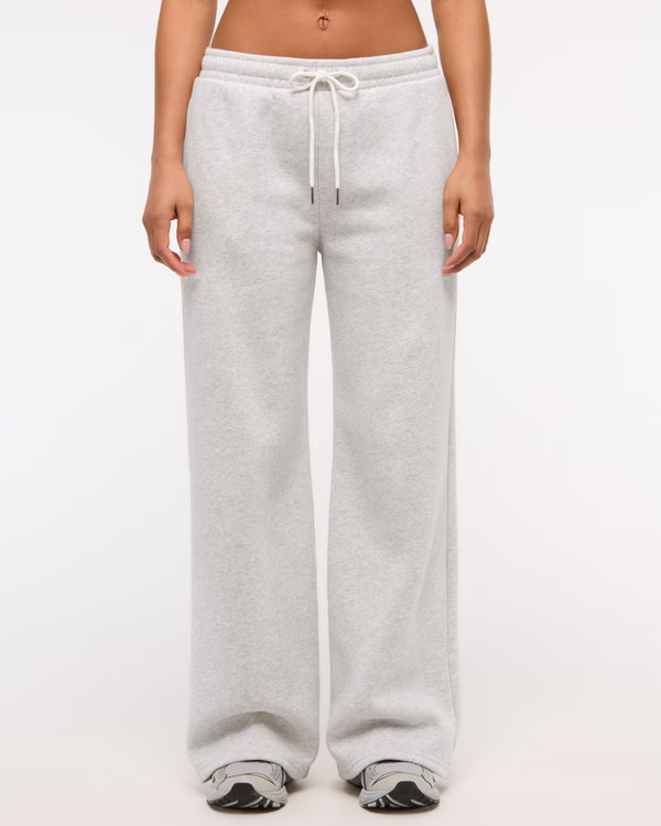 High Rise Wide Leg Sunday Sweatpant | Abercrombie & Fitch (US)