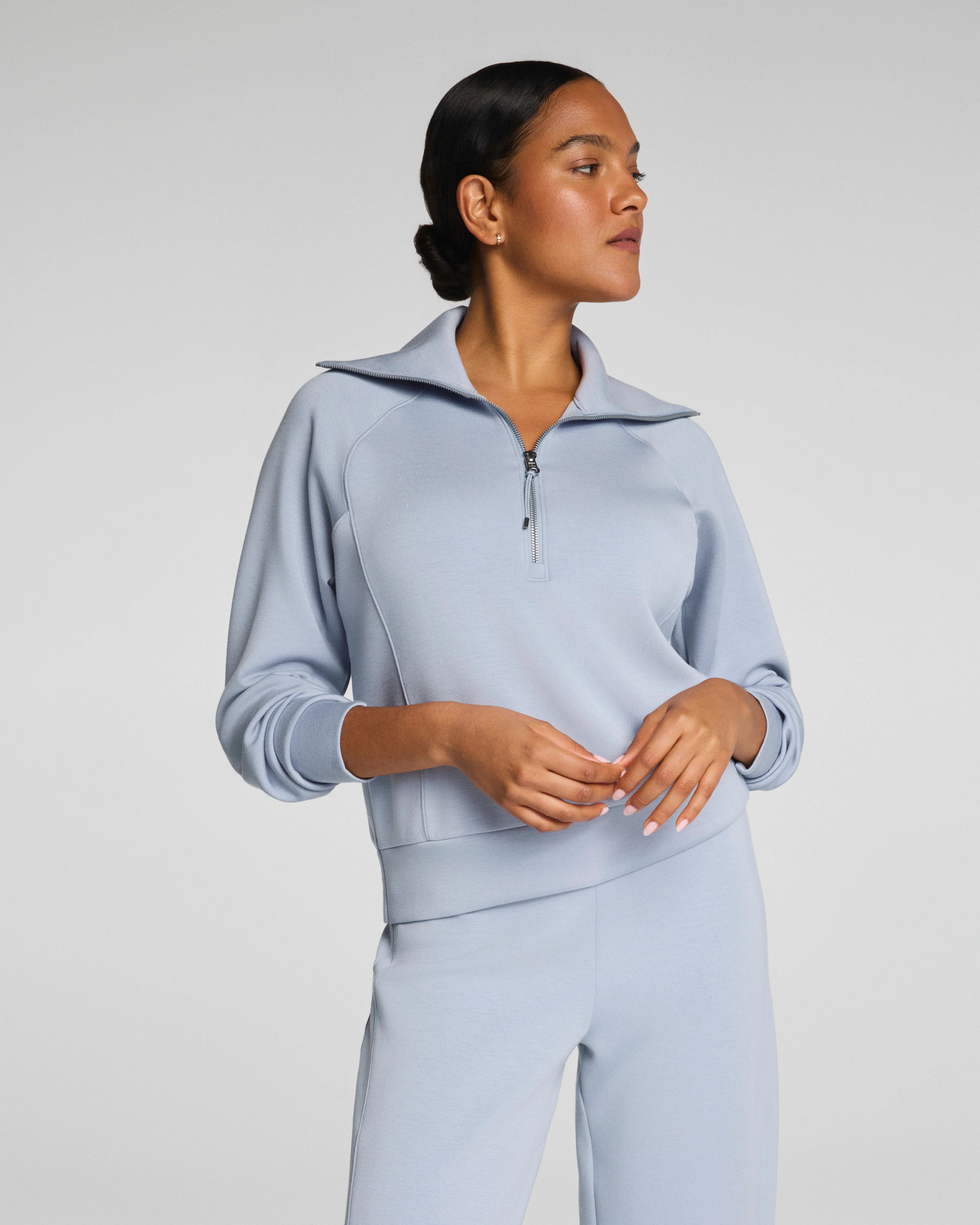 AirEssentials Lightweight Half Zip Sweatshirt | SPANX | Spanx