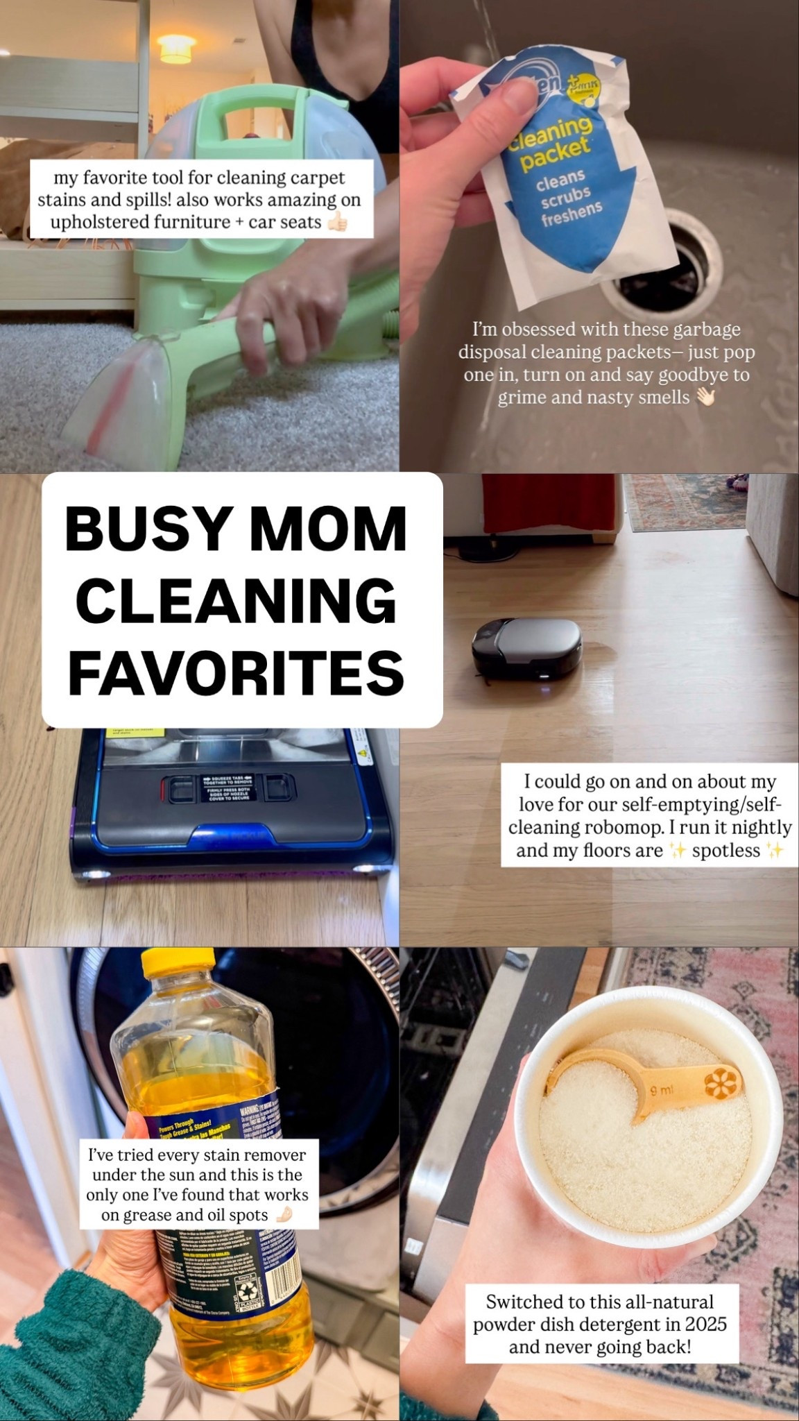 Favorite cleaning products vacuum steamer stain remover carpet cleaner dish detergent garbage disposal cleaner dish scrubbers clean 

#LTKFindsUnder50 #LTKmomlife #LTKHome