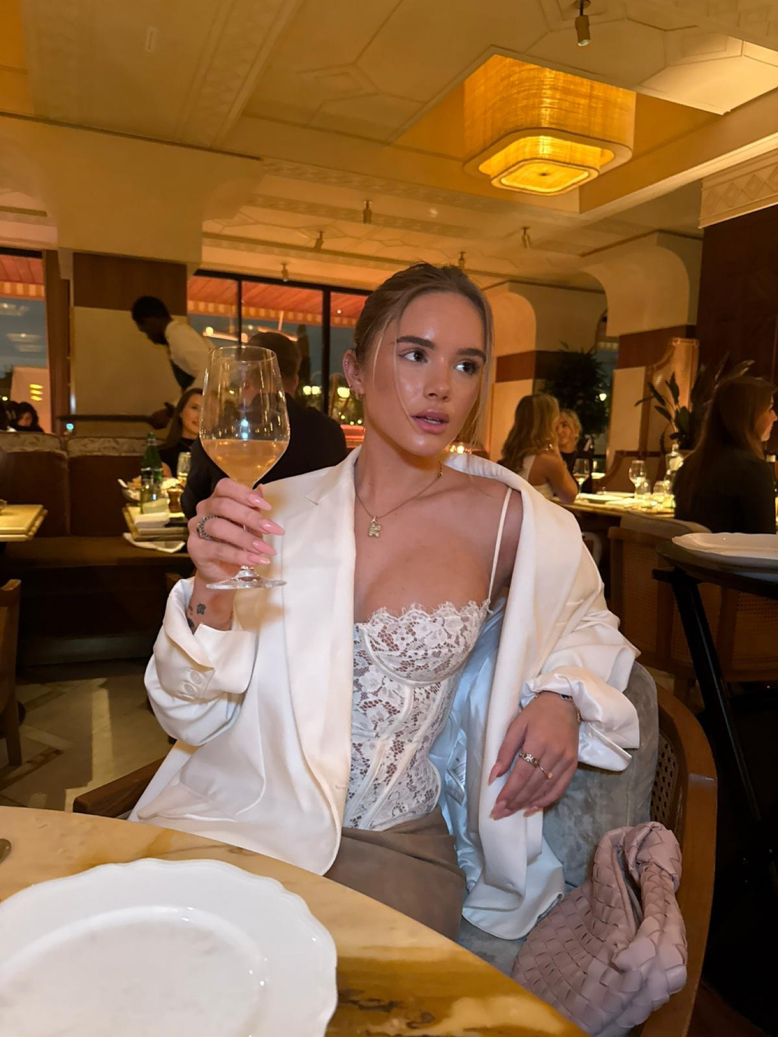 House of CB corset | White fox skirt | Bottega bag | The Frankie Shop blazer

#LTKpartywear #LTKuk #LTKluxury