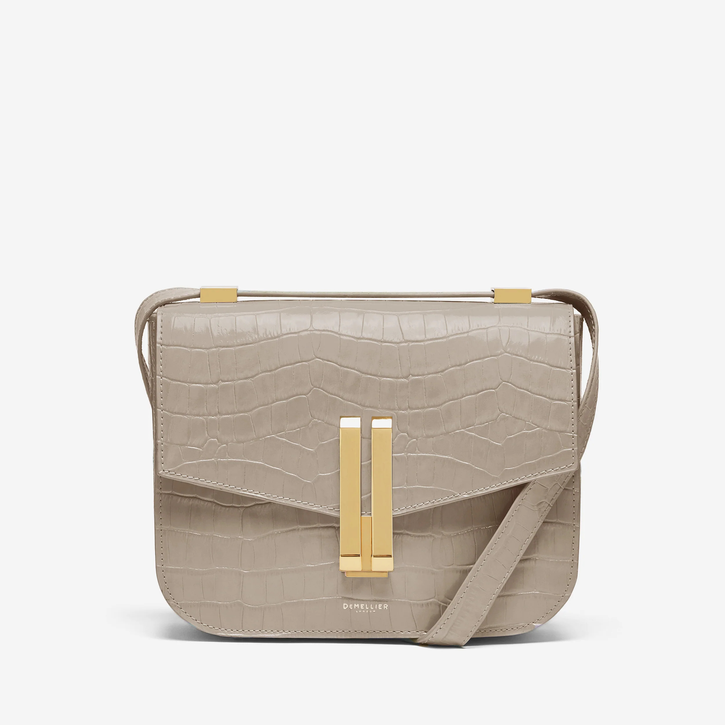 The Vancouver | Taupe Croc-Effect | DeMellier | DeMellier