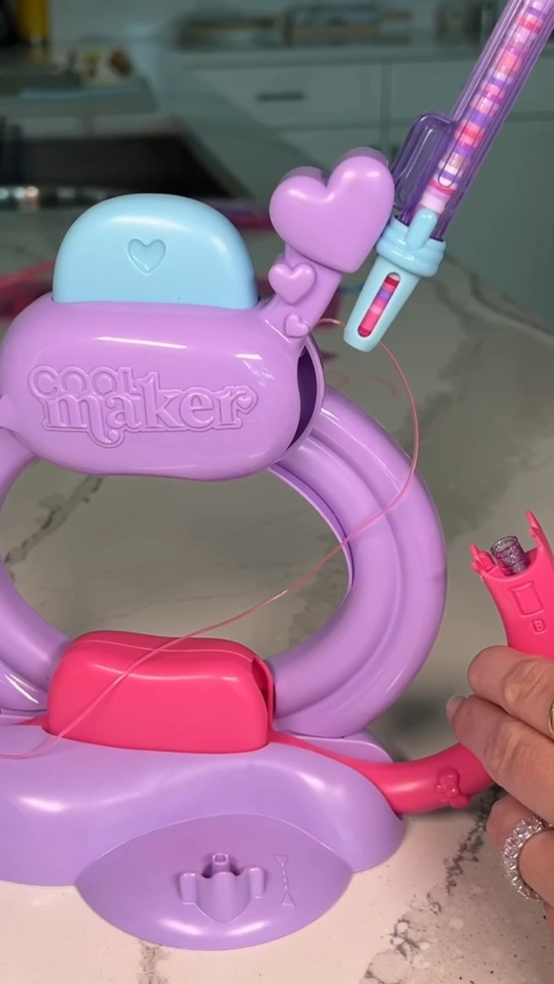 Trying the viral beaded bracelet maker! This is going to make the perfect holiday gift!

#LTKmomlife #LTKKids #LTKGiftGuide