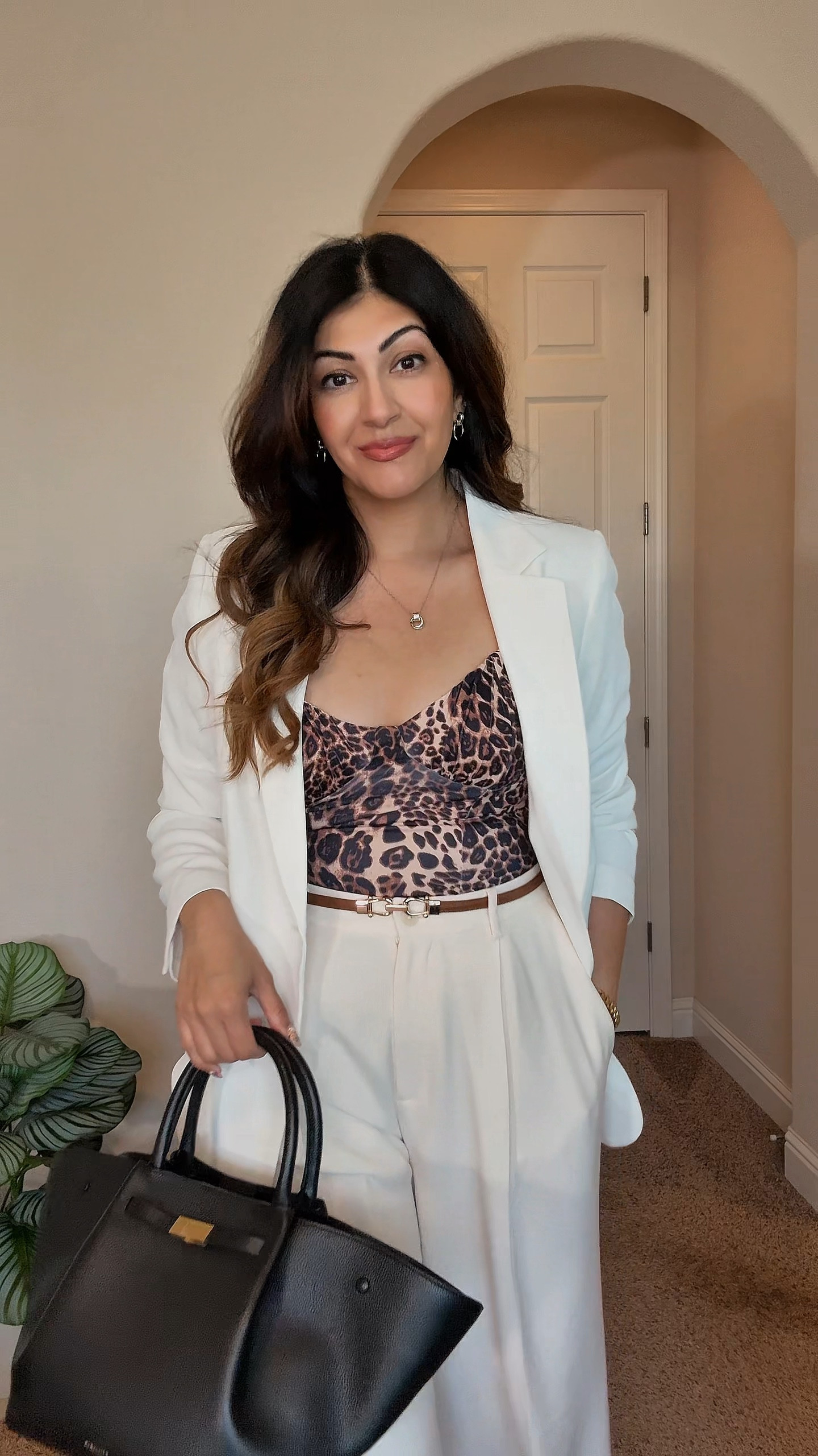 This white crepe pants are so chic for spring workwear and summer workwear! Paired with a leopard top and white blazer!! 

Old money aesthetic / white pants / hot weather workwear outfits / what to wear to work when it’s hot / Amazon outfits / Macys outfits / business casual outfits / chic and affordable workwear / size 10 workwear / size 8 workwear / neutral outfits 

#workwear #businesscasual #9to5chic #officeoutfit #corporateoutfit #LTKWatchNow

#LTKWorkwear #LTKSeasonal