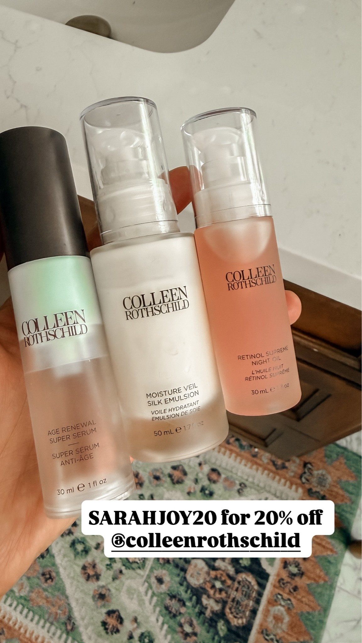 Loving these 3 from Colleen Rothschild lately! Use my code to save 20% off 🙌🙌