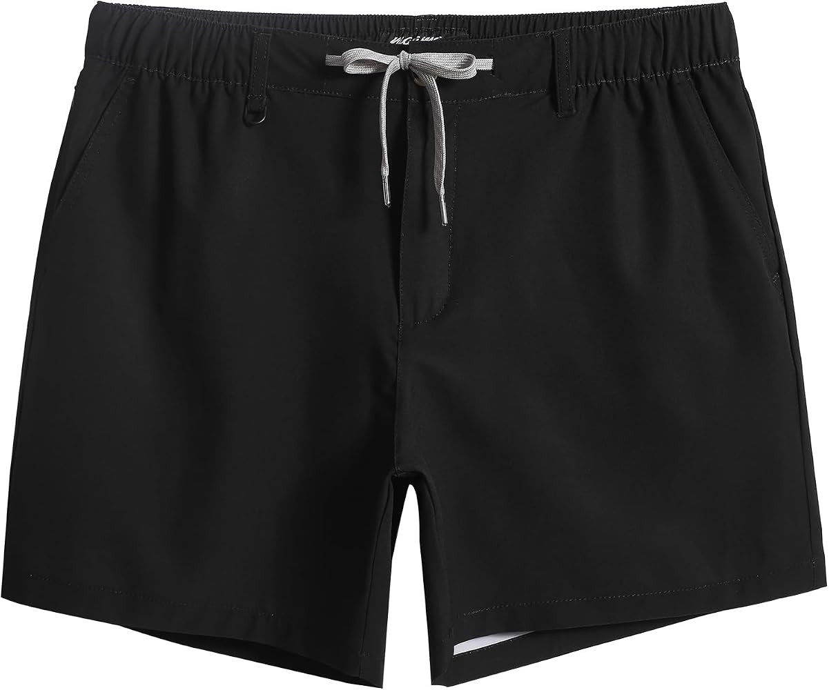 maamgic Men's 5/7 Inch Casual Classic Fit Shorts with Multi-Pocket Quick Dry Sports Shorts | Amazon (US)