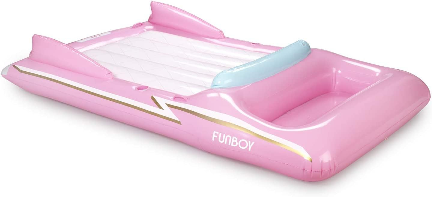 FUNBOY Giant Inflatable Luxury Pink Retro Convertible Classic Sports Car Pool Float, Two Cupholde... | Amazon (US)