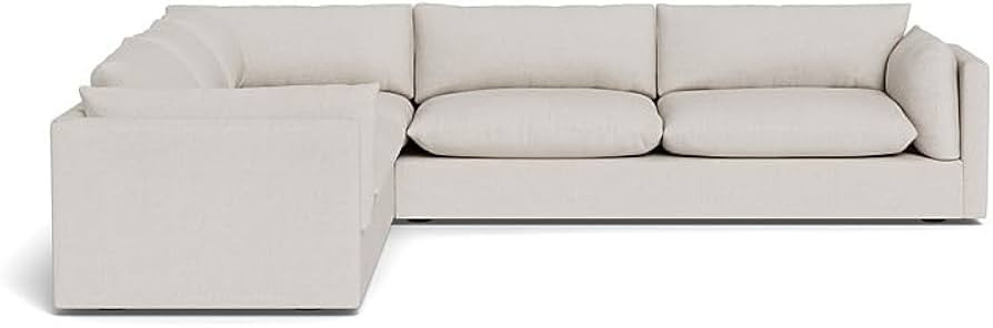 ACP Furniture SOCO Collection 3 Piece Corner Sectional, 124" Long x 40" Deep x 124" Long, Custom ... | Amazon (US)