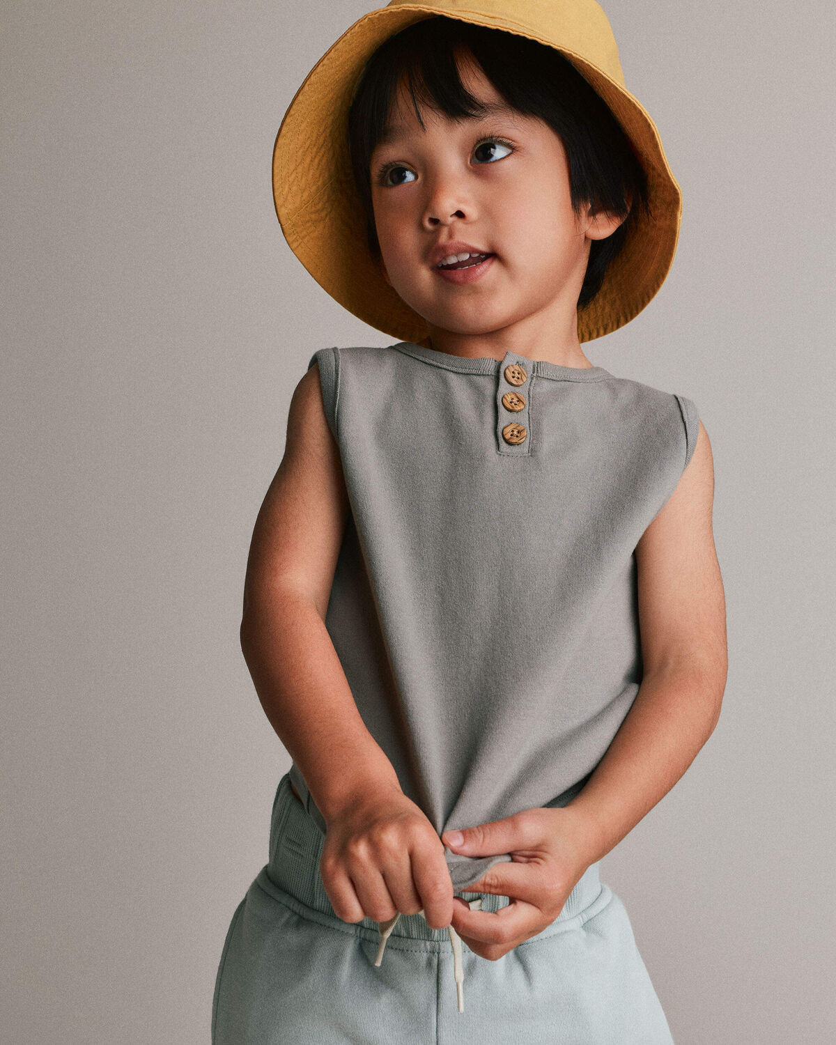 Toddler Boy Henley Tank - Grey - Otter Avenue | Carter's | Carter's Inc