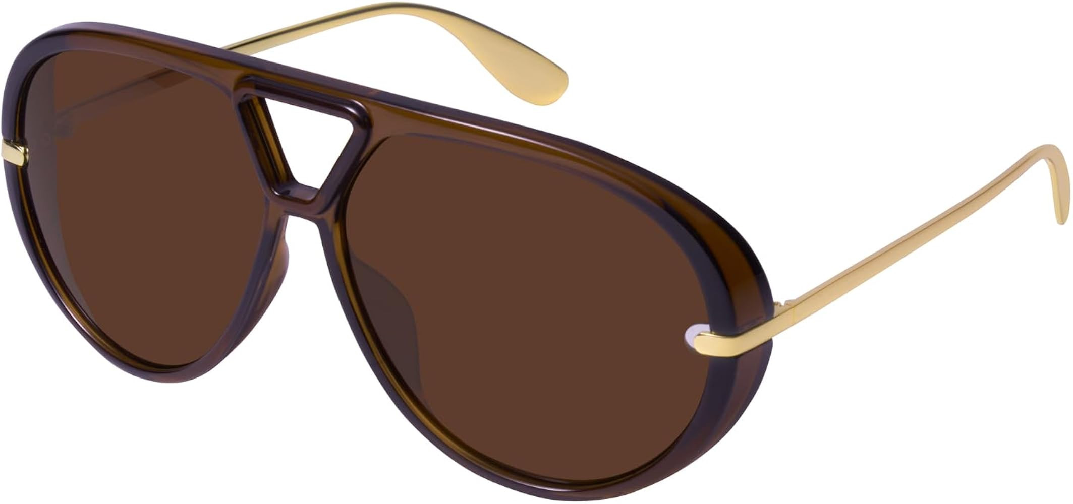 mosanana Trendy Oversized Aviator Sunglasses for Women Retro Style MS52478 | Amazon (US)