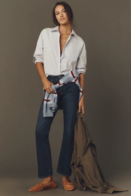 Edwin Lark Mid-Rise Ankle Bootcut Jeans | Anthropologie (US)