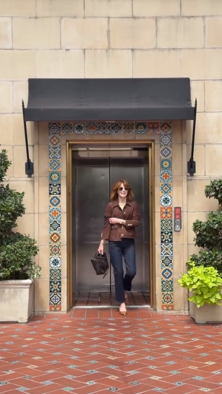 This chocolate brown jacket is such a chic fall layer, and it’s currently on sale. I love it styled with dark denim, a simple tee, leopard heels, and rich brown accessories for polished fall outfits women over 50. #FallOutfits #DateNightOutfits #BusinessCasualWorkwear 

#LTKOver40#LTKSaleAlert#LTKSeasonal#LTKOver40 

 

#LTKootd