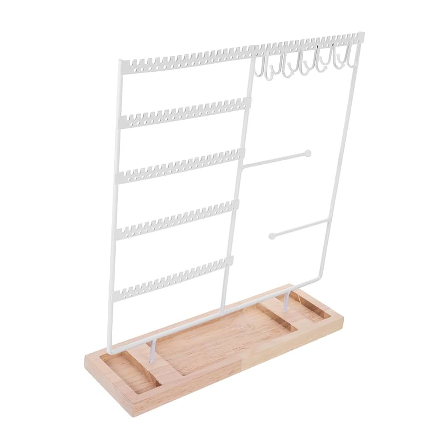 Tabletop Jewelry Display Stand Multi-layer Design for Necklaces and Earrings Removable Base Jewel... | Amazon (US)