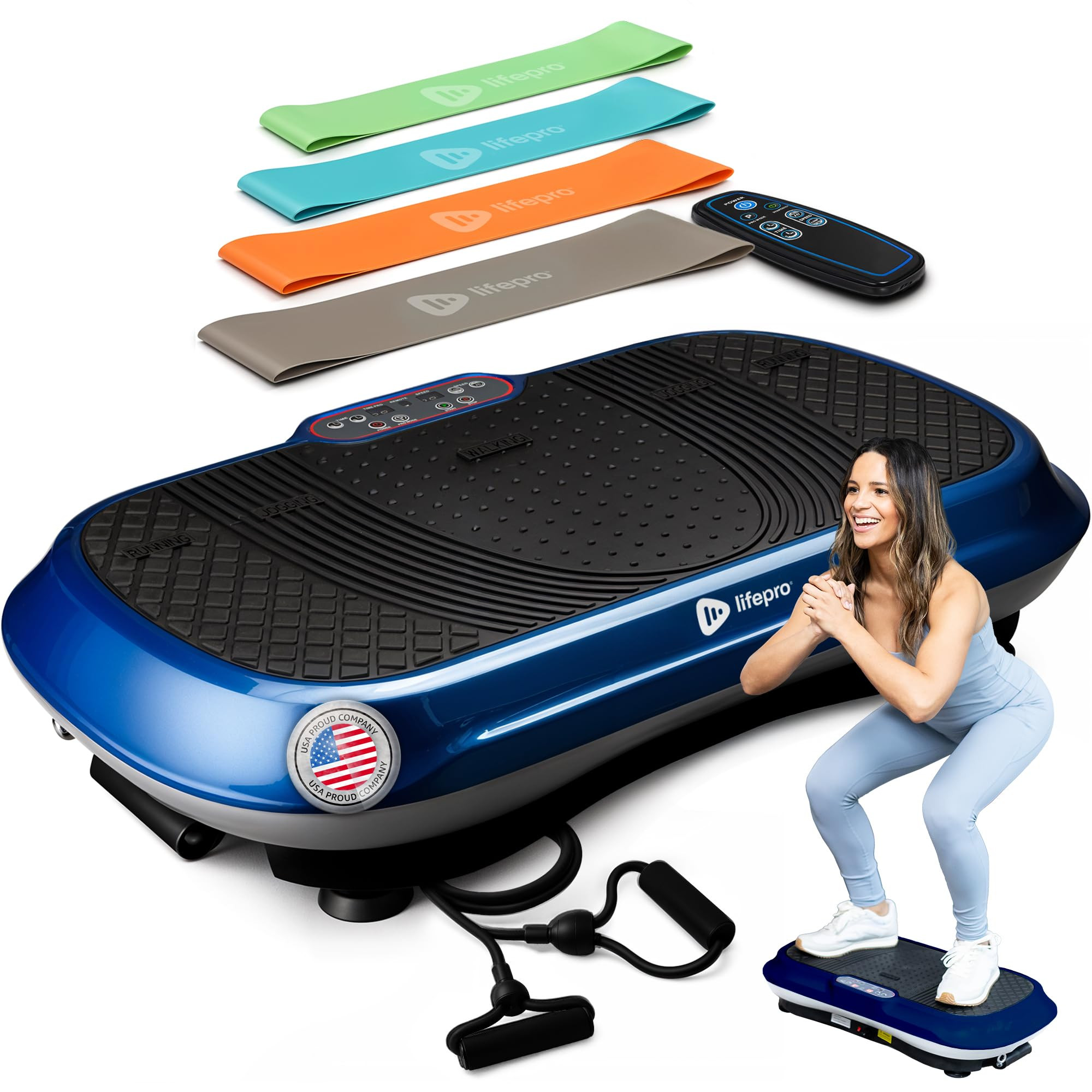 Lifepro Waver Vibration Plate Exercise Machine for Lymphatic Drainage, Muscle Activation, Full-Bo... | Amazon (US)