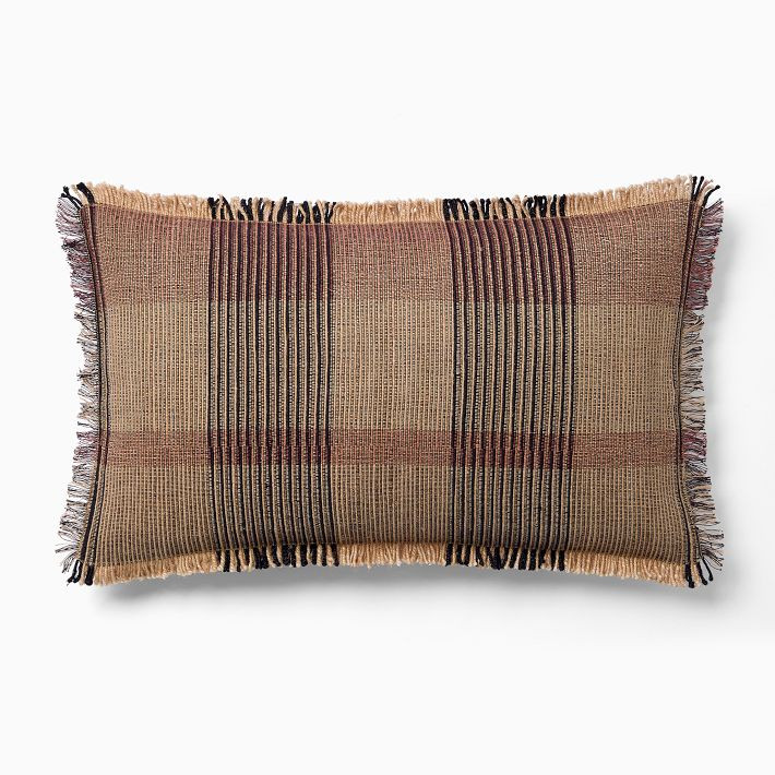 Graphic Plaid Pillow Cover | West Elm (US)