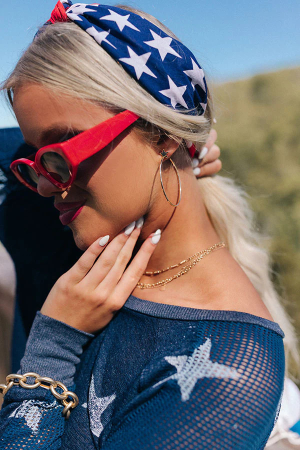 Throwback Moment Hoop Earrings In Gold | Impressions Online Boutique