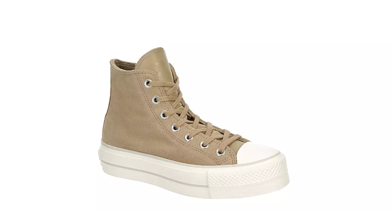 KHAKI CONVERSE Womens Chuck Taylor All Star High Top Platform Sneaker | Rack Room Shoes