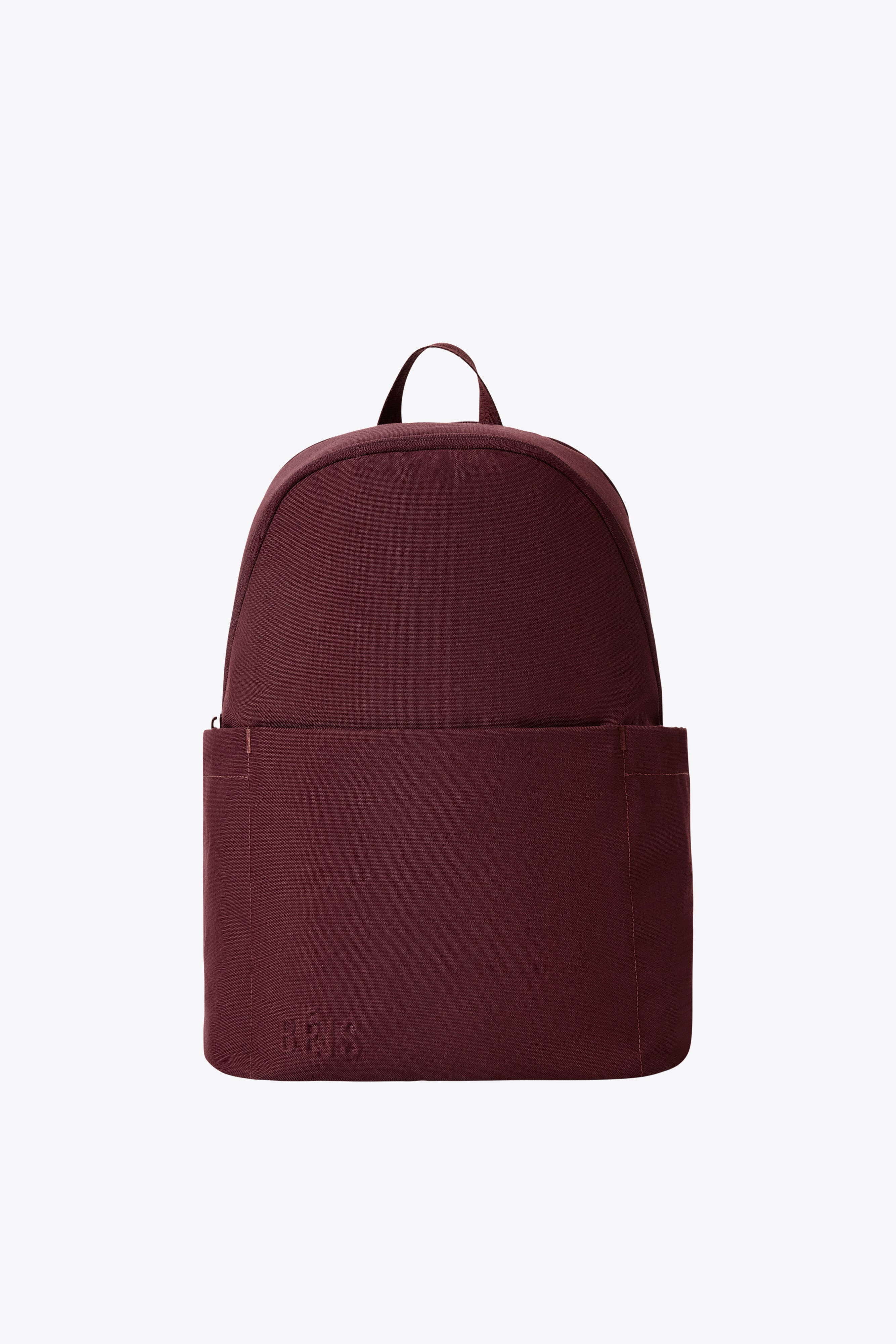 BÉIS 'The Classic Backpack' in Burgundy - Best College Backpacks for School | BEIS