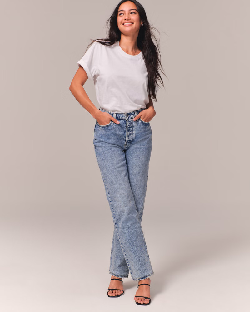 High Rise Dad Jean | Abercrombie & Fitch (US)