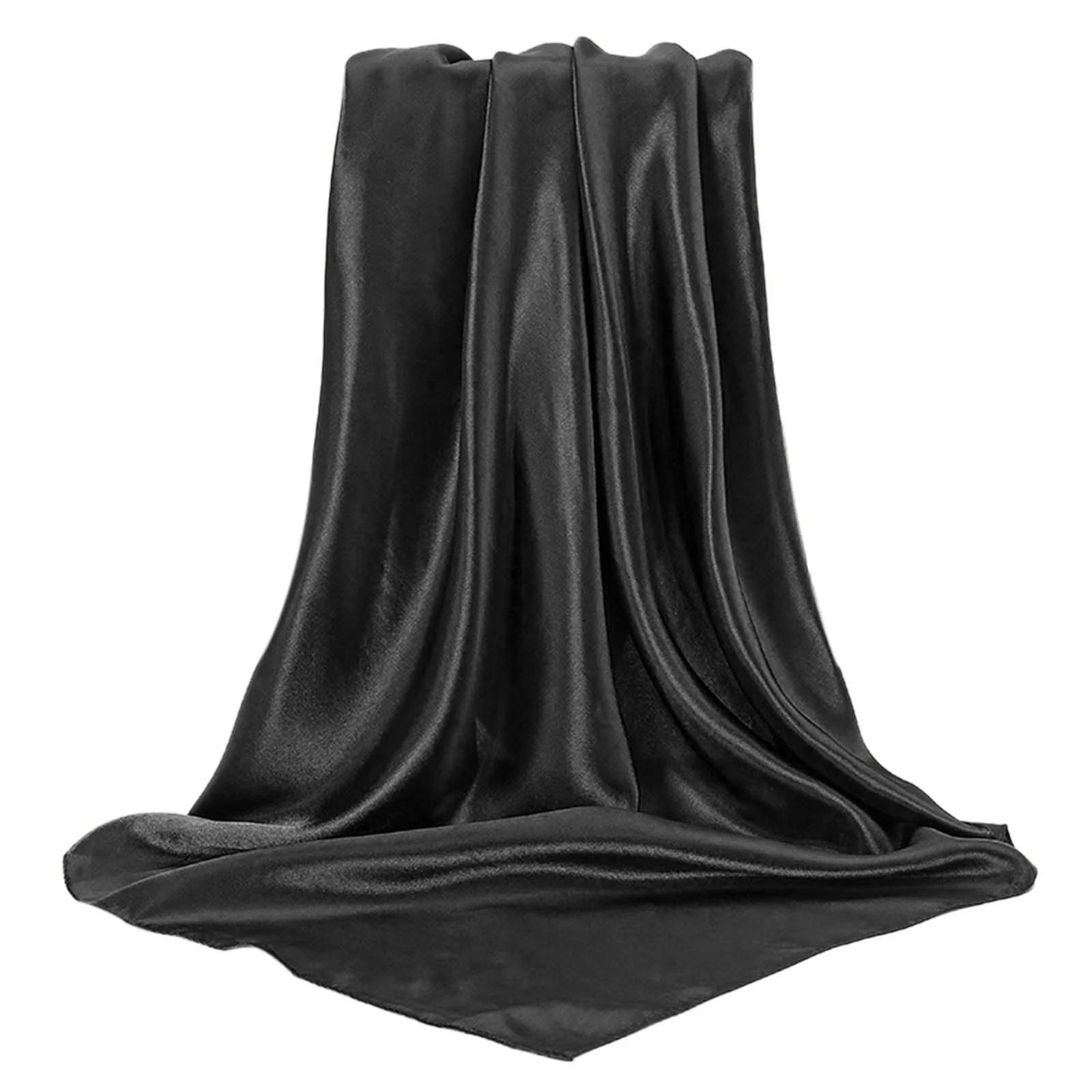 Stylish Large Square Satin Head Scarf Silk Hair Scarf Square Hair Bandanas Sleep Head Wraps for W... | Walmart (CA)