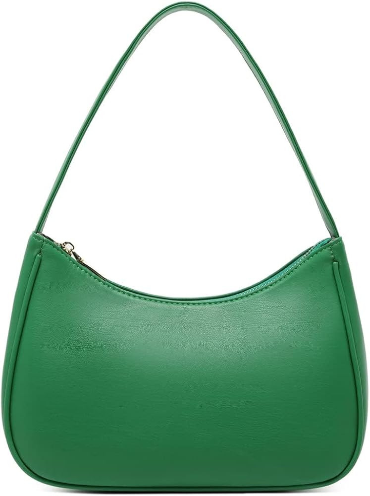 Shoulder Bags for Women, Cute Hobo Tote Handbag Mini Clutch Purse with Zipper Closure | Amazon (US)