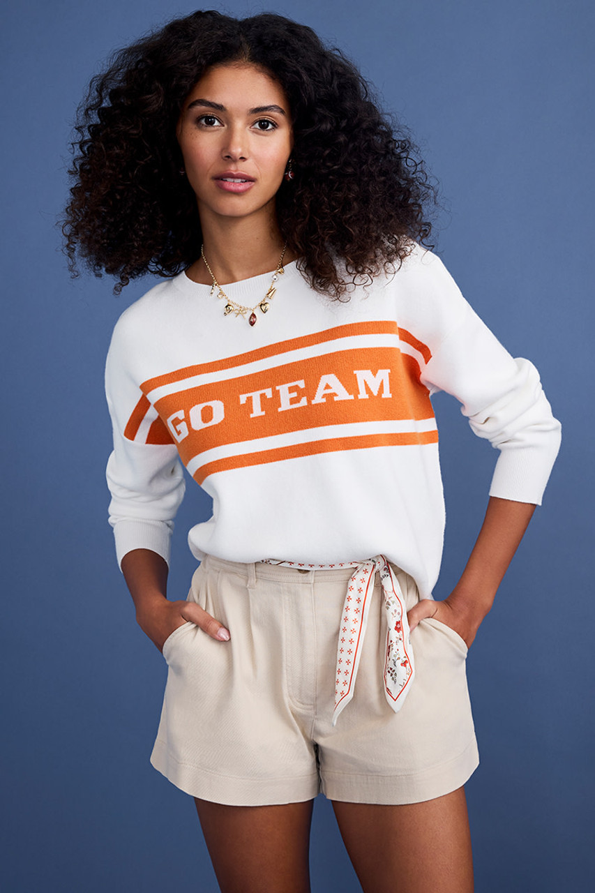Go Team Pullover Sweater | Francesca's